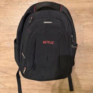 Netflix Branded Samsonite Xenon Large Black Backpack